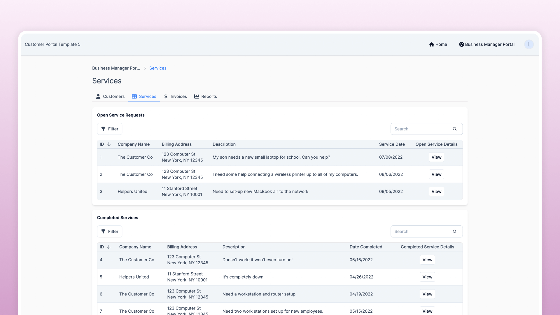 Business-Manager-Service-Requests